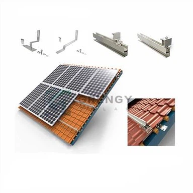 Montagesysteem voor dakpannen op zonne-energie