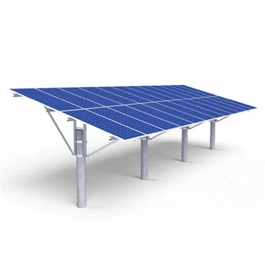 Beton single paal zonnesteetsysteem