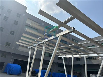 PV Solar waterdichte aluminium carport parkeergarage montage