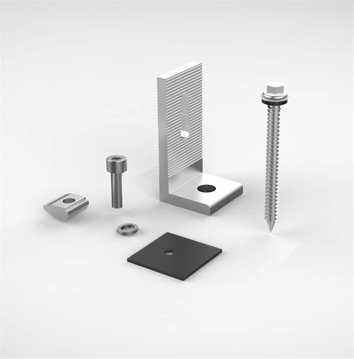 Aluminium L-voet zonne-rackbeugel