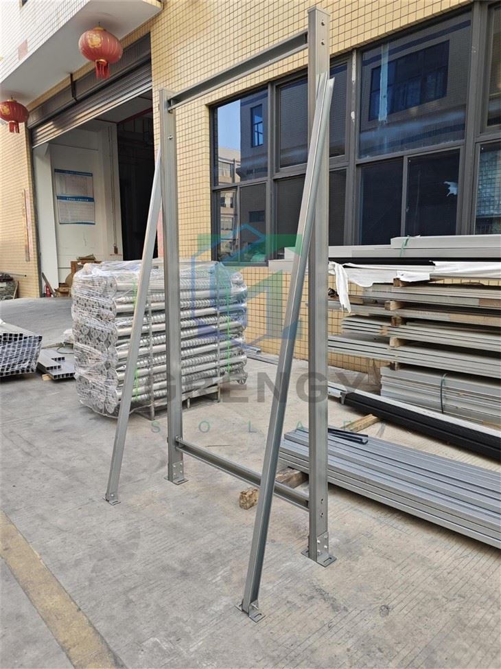 Dual-Use Vertical Solar Mounting Structure best