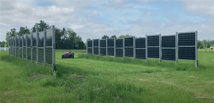 Dual-Use Vertical Solar Mounting Structure price
