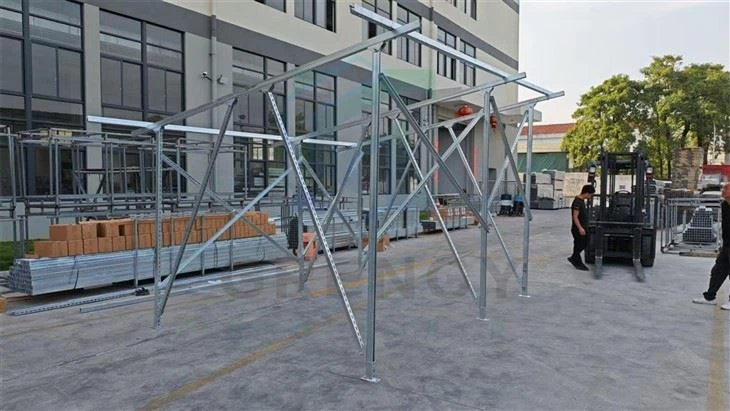 Eco-Friendly Recycled HDG Solar Mounts factory