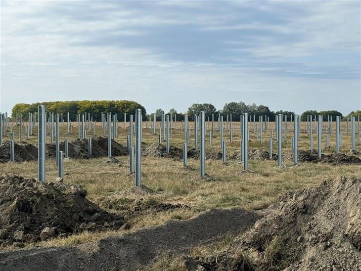 HDG Steel Solar Ramming Piles high quality