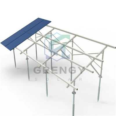 Aluminium grondmontagebeugel voor zonne-energie