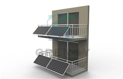 Balkonbeugel voor fotovoltaïsche panelen