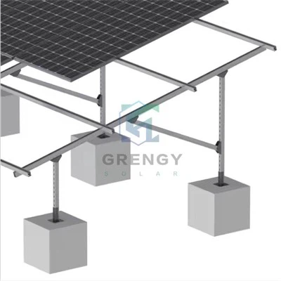Grondmontagesysteem betonbasis