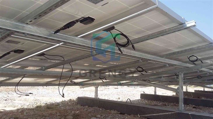Solar Concrete Roof Mounts For PV Modules