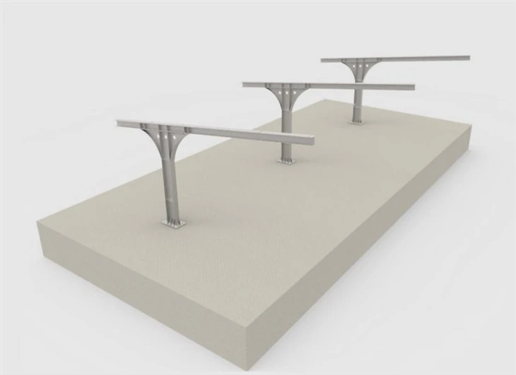 Steel Solar Carport Waterproof Canopy Solar Racking Structure System